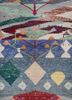 manchaha red and orange wool and bamboo silk hand knotted Rug - CloseUp manchaha red and orange wool and bamboo silk hand knotted Rug - CloseUp
