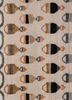 manchaha ivory wool and bamboo silk hand knotted Rug - CloseUp