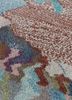 manchaha blue wool and bamboo silk hand knotted Rug - CloseUp manchaha blue wool and bamboo silk hand knotted Rug - CloseUp