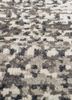 uvenuti grey and black wool and bamboo silk hand knotted Rug - CloseUp uvenuti grey and black wool and bamboo silk hand knotted Rug - CloseUp