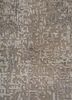 uvenuti grey and black wool and bamboo silk hand knotted Rug - CloseUp