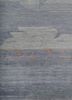 manchaha blue wool and silk hand knotted Rug - CloseUp manchaha blue wool and silk hand knotted Rug - CloseUp