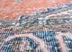 vintage red and orange wool hand knotted Rug - CloseUp vintage red and orange wool hand knotted Rug - CloseUp