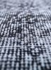 lacuna grey and black wool hand knotted Rug - CloseUp