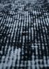 lacuna grey and black wool hand knotted Rug - CloseUp