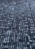 lacuna grey and black wool hand knotted Rug - CloseUp