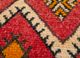 nuray red and orange wool hand knotted Rug - CloseUp