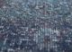 lacuna grey and black wool hand knotted Rug - CloseUp