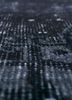 lacuna grey and black wool hand knotted Rug - CloseUp lacuna grey and black wool hand knotted Rug - CloseUp