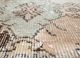 vintage beige and brown wool hand knotted Rug - CloseUp vintage beige and brown wool hand knotted Rug - CloseUp