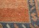 nuray red and orange wool hand knotted Rug - CloseUp nuray red and orange wool hand knotted Rug - CloseUp