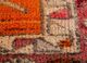nuray red and orange wool hand knotted Rug - CloseUp