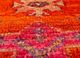 nuray red and orange wool hand knotted Rug - CloseUp nuray red and orange wool hand knotted Rug - CloseUp