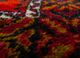 nuray red and orange wool hand knotted Rug - CloseUp