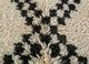 zuri beige and brown wool hand knotted Rug - CloseUp