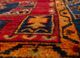aalam blue wool hand knotted Rug - CloseUp