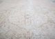 vintage beige and brown wool hand knotted Rug - CloseUp vintage beige and brown wool hand knotted Rug - CloseUp