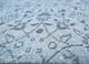 vintage grey and black wool hand knotted Rug - CloseUp vintage grey and black wool hand knotted Rug - CloseUp