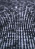 lacuna grey and black wool hand knotted Rug - CloseUp