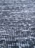 lacuna grey and black wool hand knotted Rug - CloseUp
