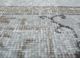 vintage grey and black wool hand knotted Rug - CloseUp vintage grey and black wool hand knotted Rug - CloseUp