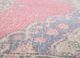 vintage pink and purple wool hand knotted Rug - CloseUp vintage pink and purple wool hand knotted Rug - CloseUp