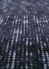 lacuna grey and black wool hand knotted Rug - CloseUp
