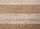nayaab beige and brown wool flat weaves Rug - CloseUp