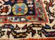 kiaan blue wool hand knotted Rug - CloseUp