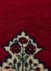 aalam pink and purple wool hand knotted Rug - CloseUp aalam pink and purple wool hand knotted Rug - CloseUp