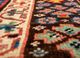 aalam green wool hand knotted Rug - CloseUp