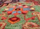 aalam grey and black wool hand knotted Rug - CloseUp