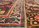 aalam red and orange wool hand knotted Rug - CloseUp aalam red and orange wool hand knotted Rug - CloseUp