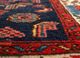 aalam blue wool hand knotted Rug - CloseUp aalam blue wool hand knotted Rug - CloseUp