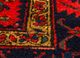 kiaan red and orange wool hand knotted Rug - CloseUp kiaan red and orange wool hand knotted Rug - CloseUp