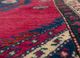 aalam pink and purple wool hand knotted Rug - CloseUp