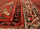 kiaan red and orange wool hand knotted Rug - CloseUp