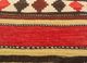 nayaab red and orange wool flat weaves Rug - CloseUp