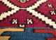 nayaab pink and purple wool flat weaves Rug - CloseUp