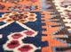 nayaab pink and purple wool flat weaves Rug - CloseUp nayaab pink and purple wool flat weaves Rug - CloseUp