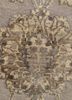 aurora grey and black wool and silk hand knotted Rug - CloseUp