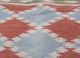 aalam red and orange wool flat weaves Rug - CloseUp