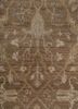 gulnar beige and brown wool hand knotted Rug - CloseUp gulnar beige and brown wool hand knotted Rug - CloseUp