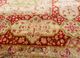 gulmarg red and orange silk hand knotted Rug - CloseUp