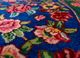 gulmarg green silk hand knotted Rug - CloseUp