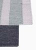 daaira blue wool flat weaves Rug - Corner