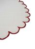 alhambra ivory wool flat weaves Rug - Corner