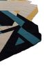 checkers gold wool flat weaves Rug - Corner checkers gold wool flat weaves Rug - Corner