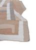 checkers ivory wool flat weaves Rug - Corner