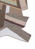 checkers ivory wool flat weaves Rug - Corner checkers ivory wool flat weaves Rug - Corner